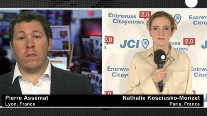 NKM sur Euronews en duplex du siège de la JCEF