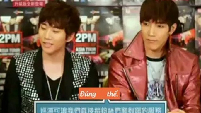 [2PMVN][Vietsub]120324 - TVN KIMCHI FAN CLUB 2PM [interview] 2PM Hands Up Asia Tour in Hongkong