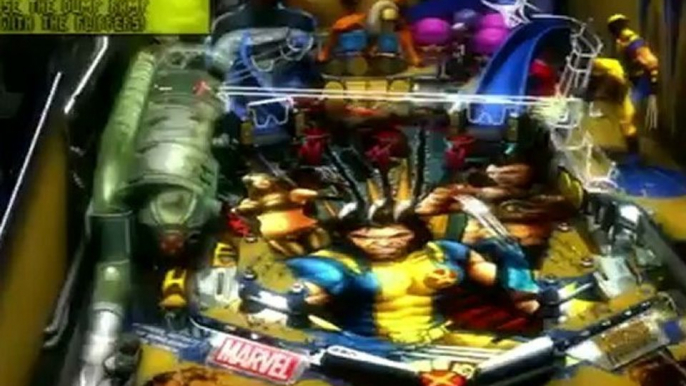 Classic Game Room : WOLVERINE table for PINBALL FX 2 on Xbox 360 review