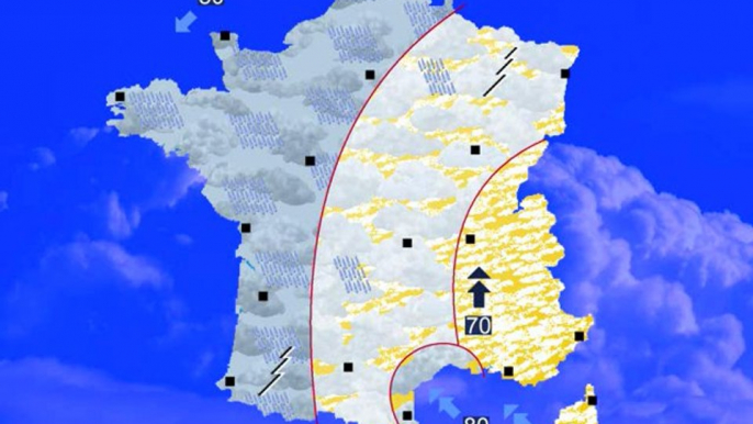 Météo 28 avril 2012: Prévisions jusqu'au 3 mai 2012: Pluie, averses, douceur, orages