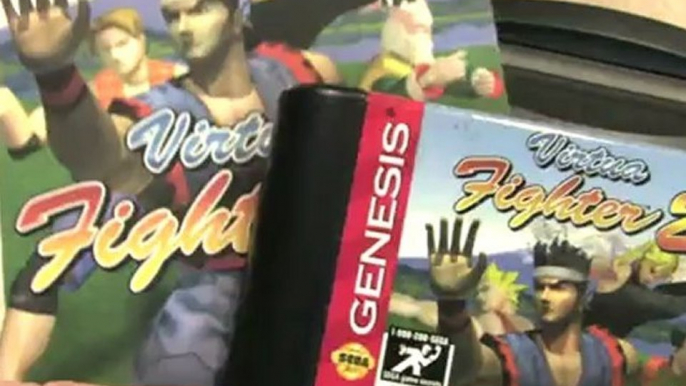 CGR Packaging Review - VIRTUA FIGHTER 2 for Sega Genesis cartridge