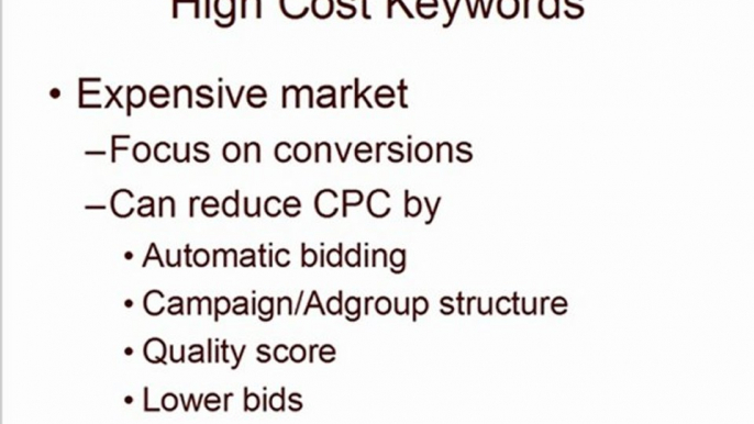 Google Adwords: Do I Remove High Cost Keywords?