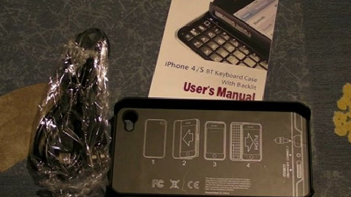 Unboxing di Anycast Solutions BT backlit qwerty iPhone 4-4S (retroilluminata) - esclusiva mondiale !