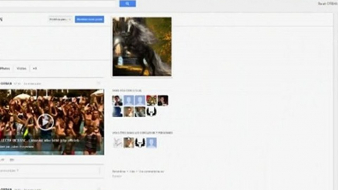 utilisation de google+