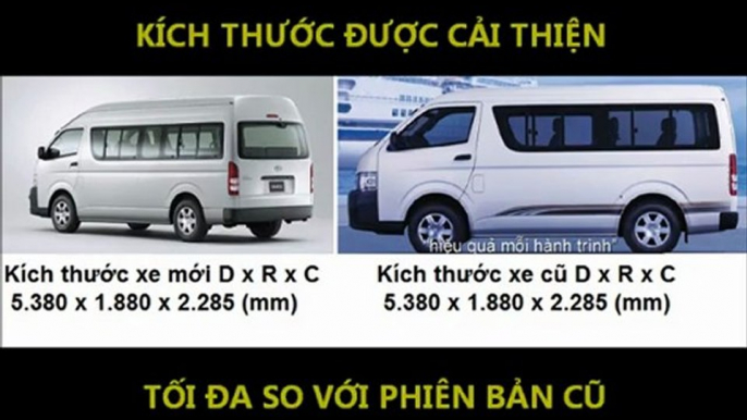 GIÁ BÁN XE TOYOTA HIACE 16 CHỖ MÁY DẦU 2.5 MÁY XĂNG 2.7 MẪU MỚI 2012 NHẬP KHẨU TỪ NHẬT BẢN