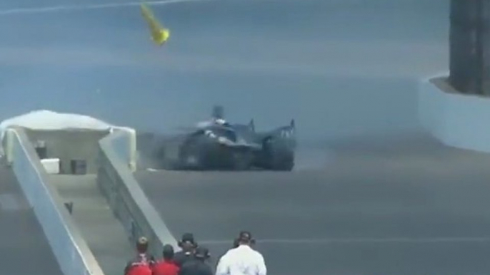 Indycar Indianapolis 2012 Qualifying Big crash Servia