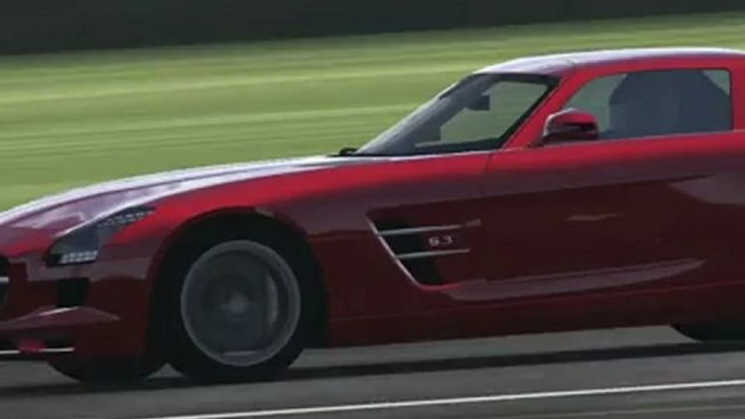 Forza Motorsport 4 - Chevrolet Corvette ZR1 vs Mercedes SLS AMG - Drag Race