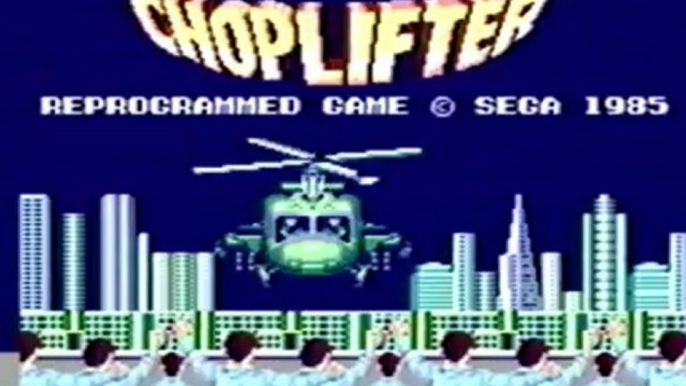 Classic Game Room - CHOPLIFTER for Sega Master System