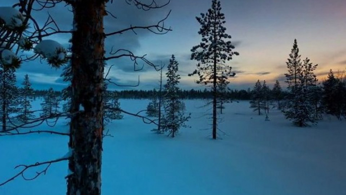 Северное сияние и вид нашей планеты