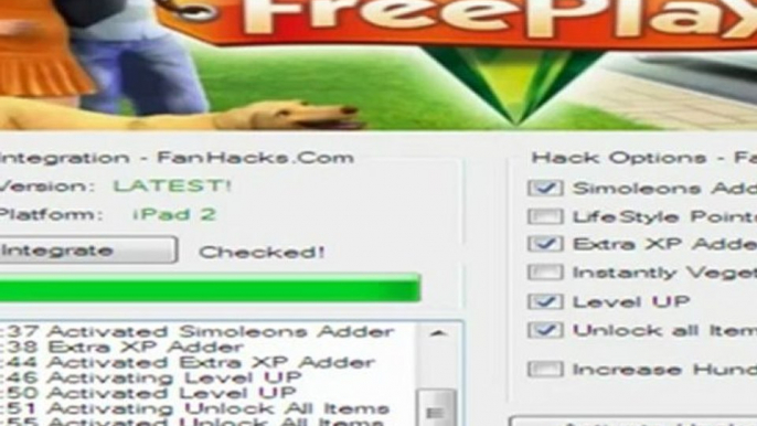 The Sims Freeplay iOS Cheats, Hacks Trainer v2.1 FREE NEW