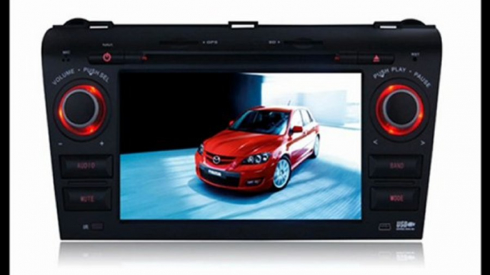 8 LCD Car GPS Navigation DVD Player Radio Stereo Unit for Mazda3 2010 2011 2012 www.audiosuv.com