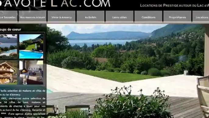 Location villa lac d annecy sevrier 12 personnes 6 chambres piscine spa vue lac