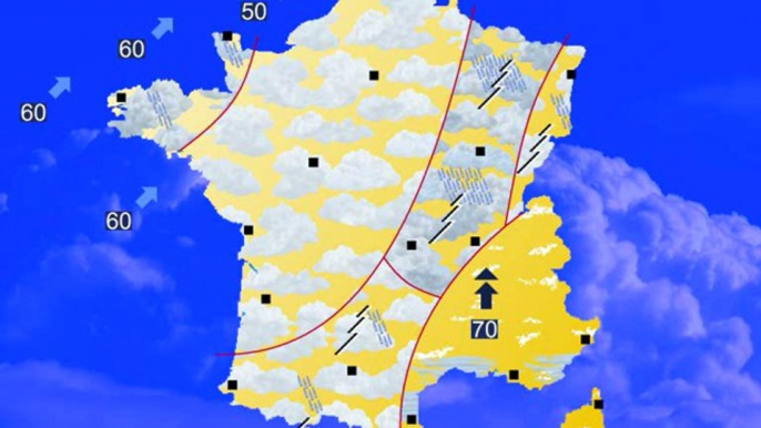 Météo 29 juin 2012: Orages localement forts !