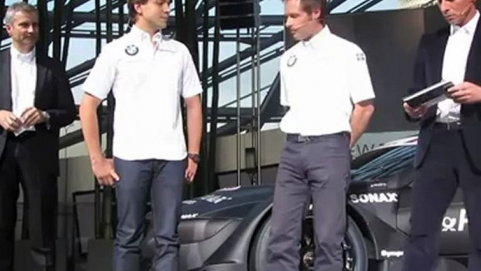 BMW M3 DTM Concept Car Premiere am 15.07.2011 @ BMW Welt München Andy Priaulx & Augusto Farfus