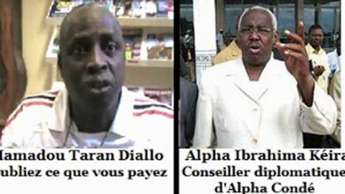 Alpha Ibrahima Kéira, Conseiller diplomatique d'Alpha Condé, et Mamadou Taran Diallo, de PCQVP, chez les Grandes Gueules, après les déclarations du président Alpha Condé