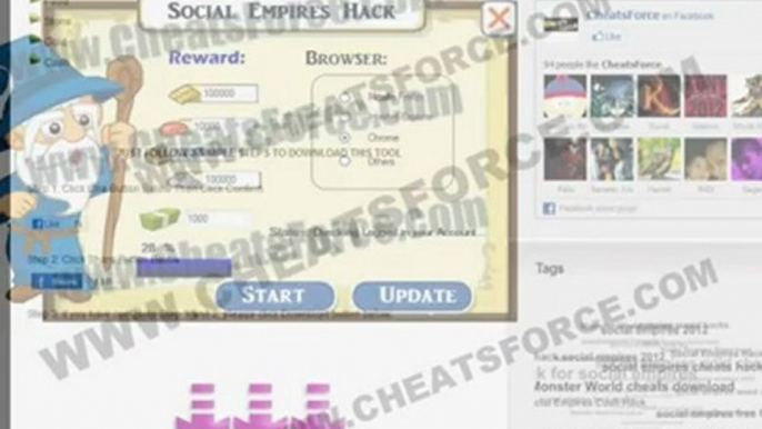 Social Empires Free gold and cash hack