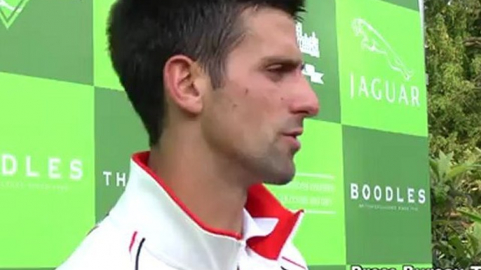 Andy Murray vs Novak Djokovic  - Boodles 2012 Interviews