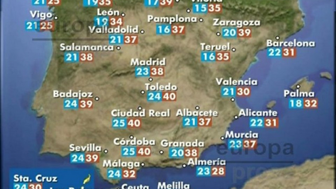 Nueva jornada de altas temperaturas