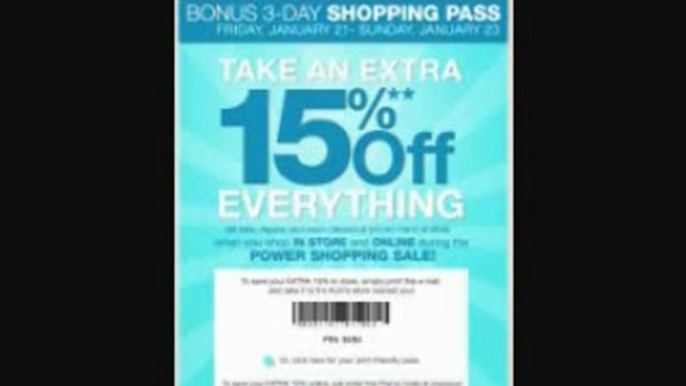 Kohls coupon August 2012