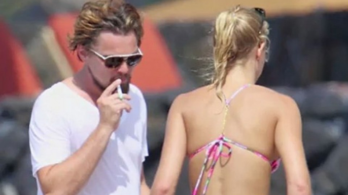 Leonardo DiCaprio Holidays with Bikini-Clad Girlfriend Erin Heatherton in Hawaii