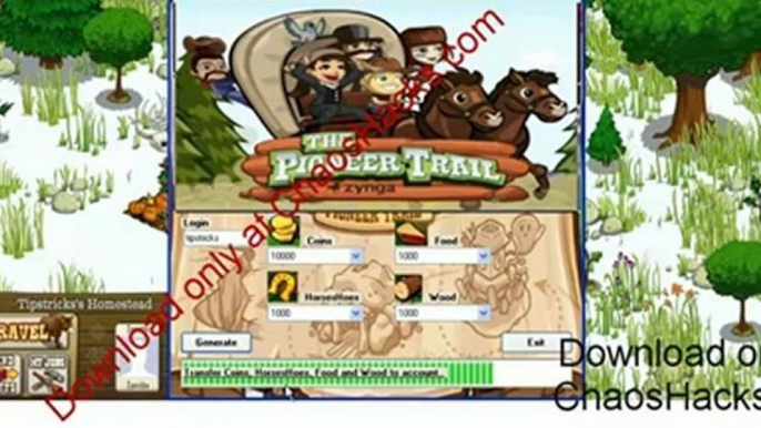 Pionieer Trial Hack Coins Food Wood HorsesHoes % FREE Download July 2012 Update