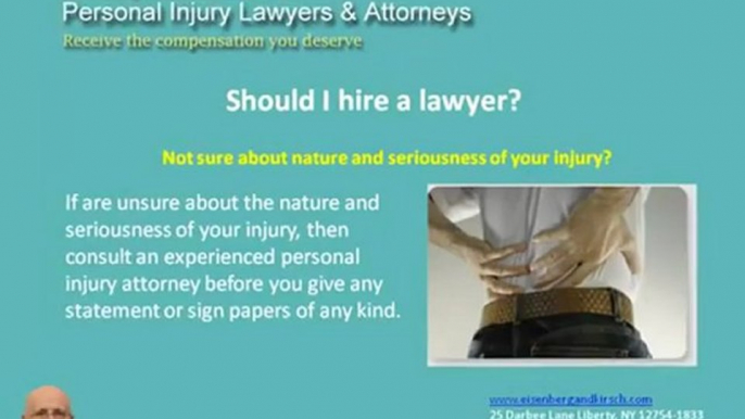 Should I Hire a Personal Injury Lawyer