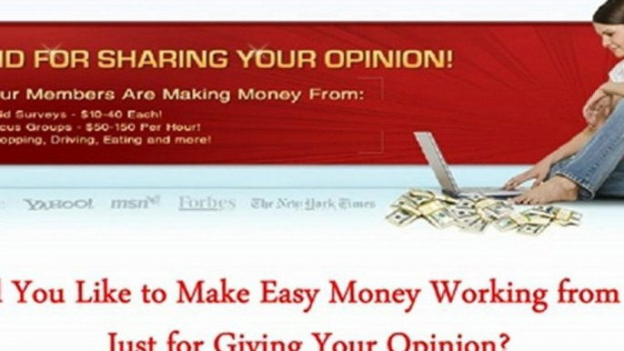 Paid Surveys | Get Paid to Take Surveys | Ways to Make Money | How to Make Extra Money