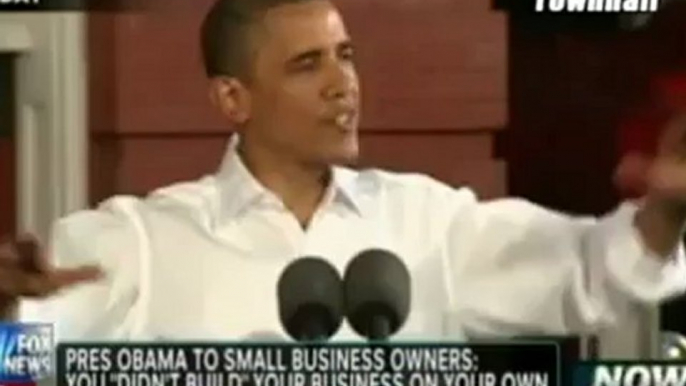 Obama To Small Business Owners: You Didn't Build That, Government Made That Happen