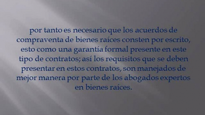 Abogados expertos en bienes raices pt.2