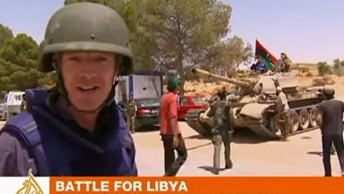 Libyan rebels capture western mountain town