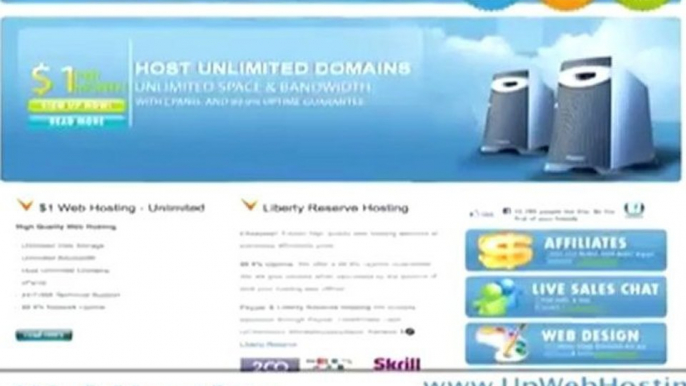 Cheap Reseller Hosting, $1 Web Hosting, Liberty Reserve Web Hosting, Unlimited Hosting