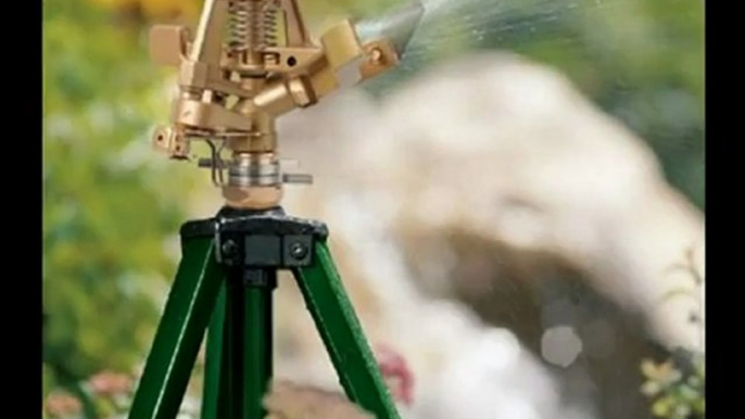 Orbit lawn sprinklers-Orbit Lawn Watering Impact Sprinkler on Tripod Base