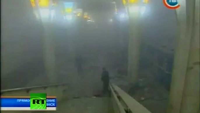 Dramatic on-site footage of Minsk metro explosion aftermath