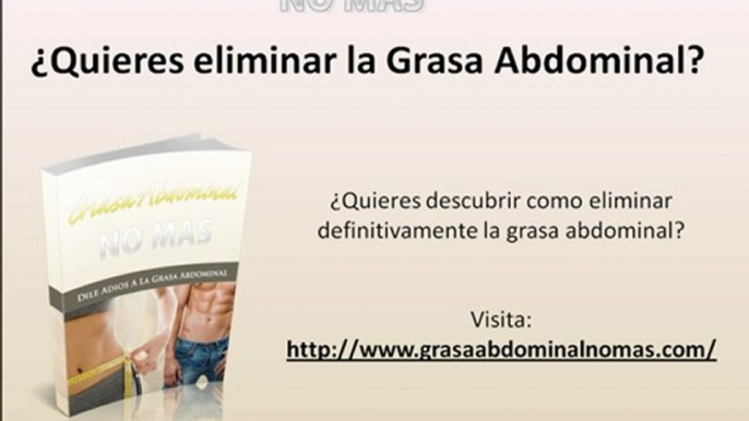 La Forma Más Efectiva de Quemar la Grasa Abdominal Y Así Tener Un Abdomen Envidiable!