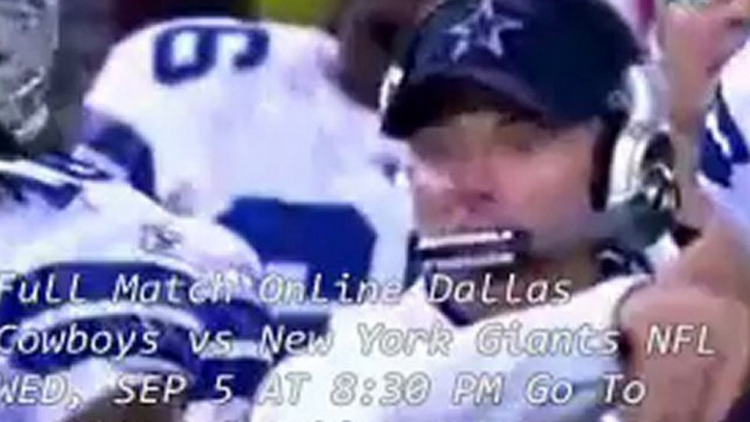 Watch Dallas Cowboys vs New York Giants NFL Match Live