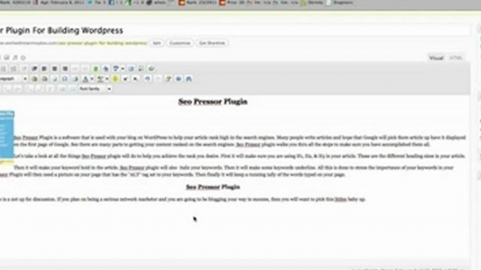 SEOPRESSOR PLUGIN: SEOPRESSOR PLUGIN TO BUILD YOUR BLOG