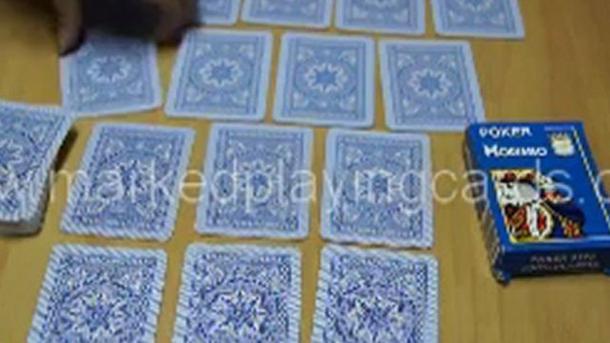 Modiano-Crystal card-blue- contact lenses-luminous marked cards