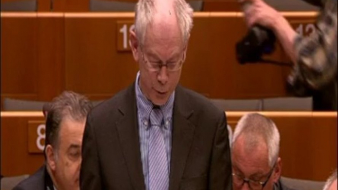 Herman Van Rompuy - Discours au conseil de l'Europe