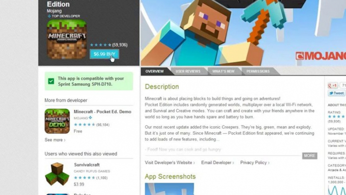 *NEW*[0.7.3 UPDATE] Minecraft- Pocket Edition 0.7.3 for FREE APK Android Download[FULL VERSION]