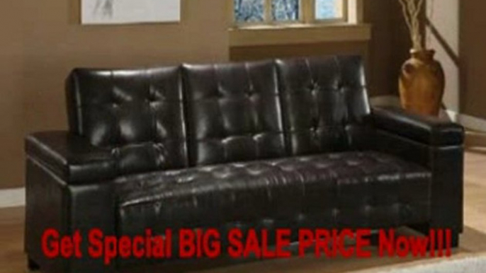 BEST PRICE San Diego Vinyl Convertible Sofa