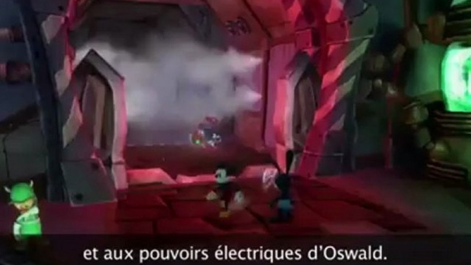 Epic Mickey : Le retour des héros (PS3) - Les pouvoirs électriques d'Oswald