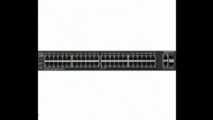 BEST PRICE Cisco SG200-50 Switch 48 10/100/1000 Ports, Gigabit Ethernet Smart Switch, 2 Combo Mini-GBIC Ports, Warranty, One Year Tech Support - SLM2048TNA