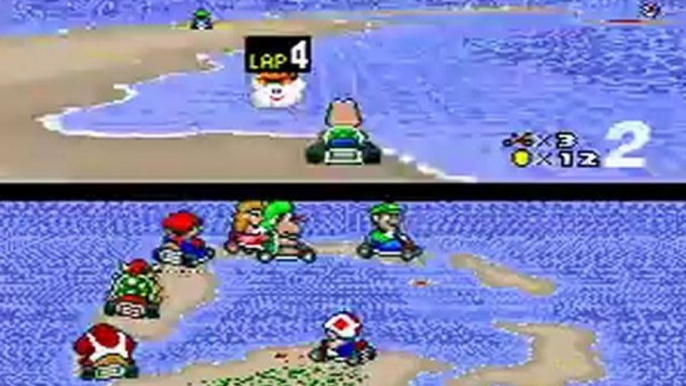 SNES Super Mario Kart   Koopa Beach