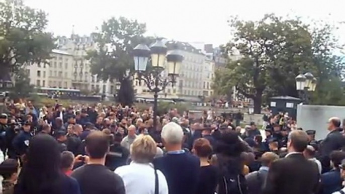 29/09/2012 - La Police judéo-maçonnique met Gabriac dans le coma ! - Manifestation des Jeunesses Nationalistes