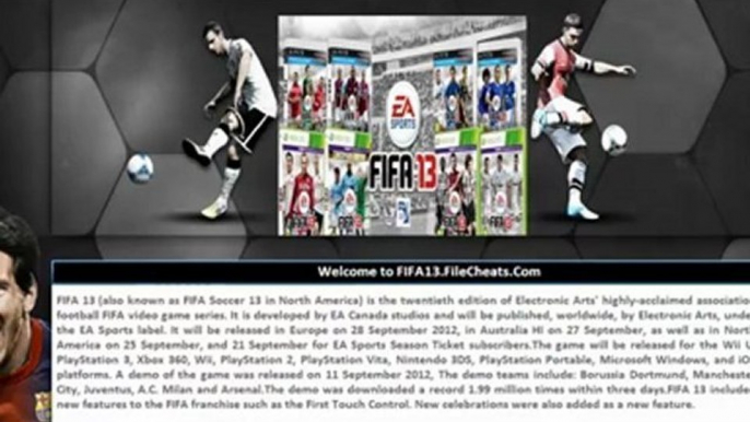 FIFA 13 Activation Keys [ keygen ] free serial numbers