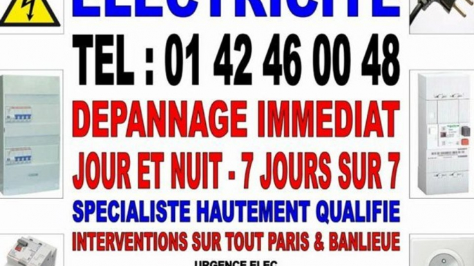 ELECTRICIEN PARIS 14e - TEL : 01 42 46 00 48 - DEPANNAGE IMMEDIAT 24/24