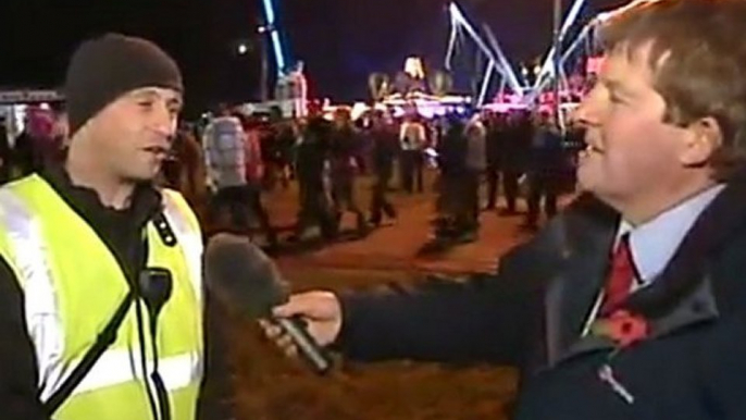 BBC Look East News Bonfire night events Guy Fawkes VS Hawaiian traditions & Hedgehogs