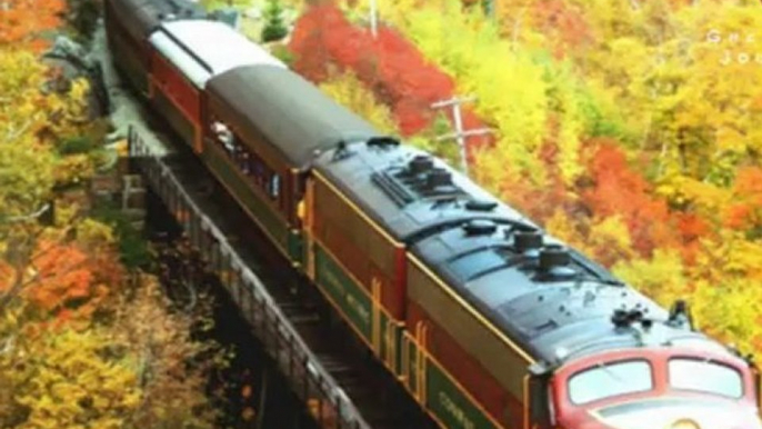 New England in the Fall 2013 rail tour - video