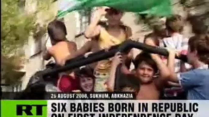 Newborn babies for a newborn country