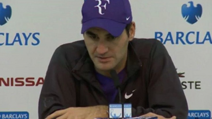 Roger Federer vs Del Potro - Federer press conference